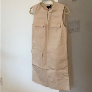 Theory utilitarian chino dress